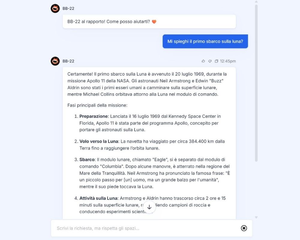 AI Chatbot — Assistente Virtuale